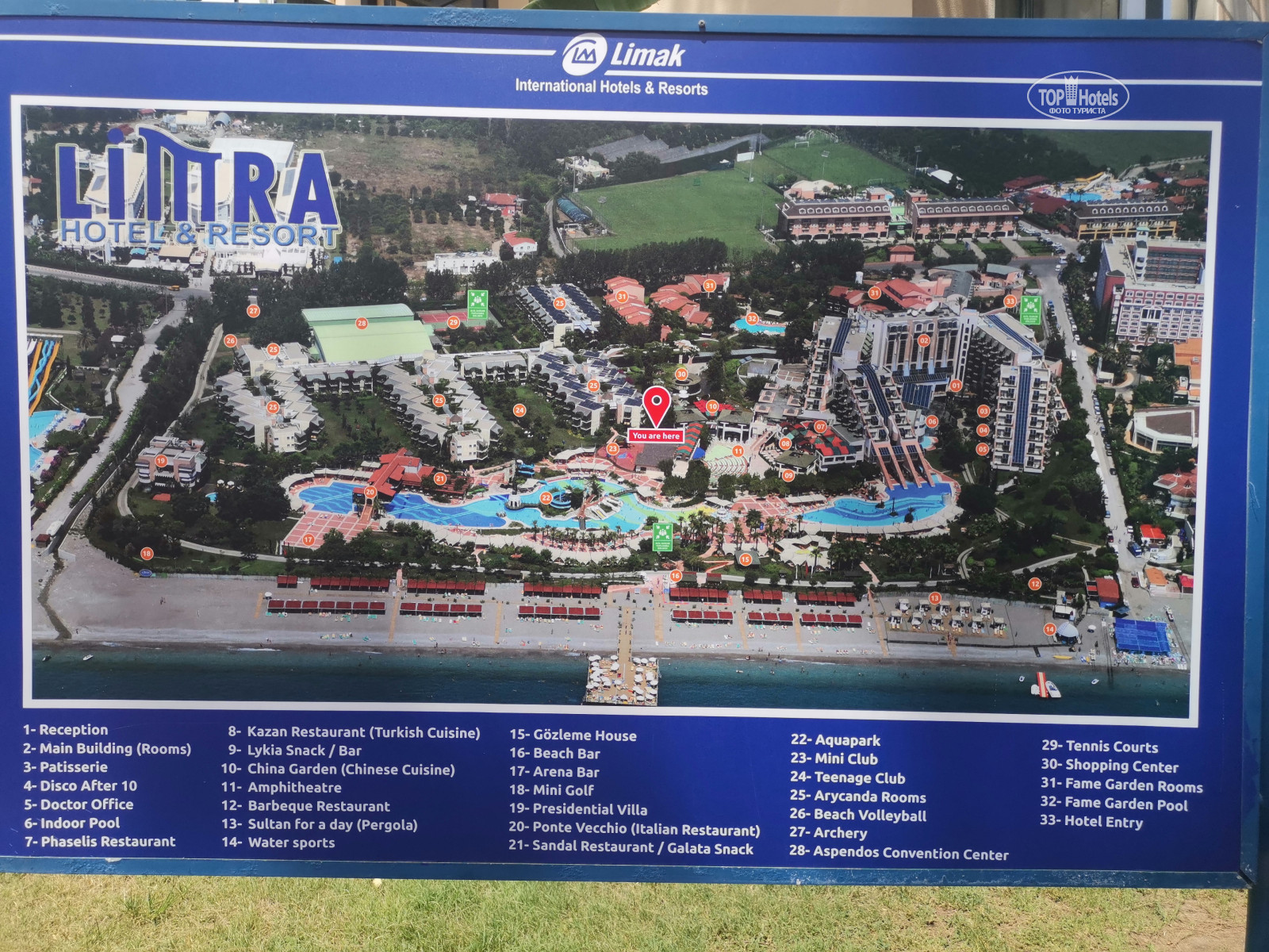 Limak limra hotel resort карта отеля