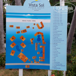 Карта отеля Vista Sol Punta Cana Beach Resort & Casino
