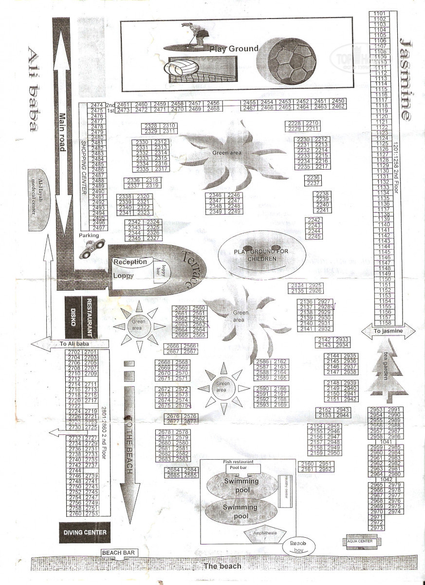Алладин отель хургада карта отеля