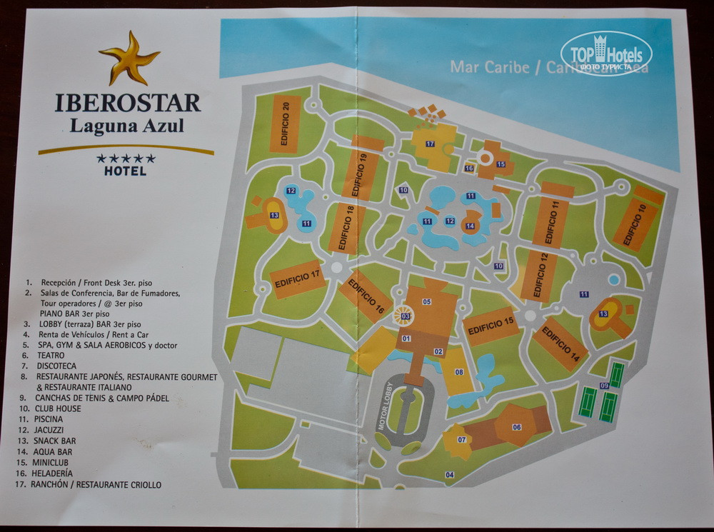 Iberostar selection varadero карта отеля