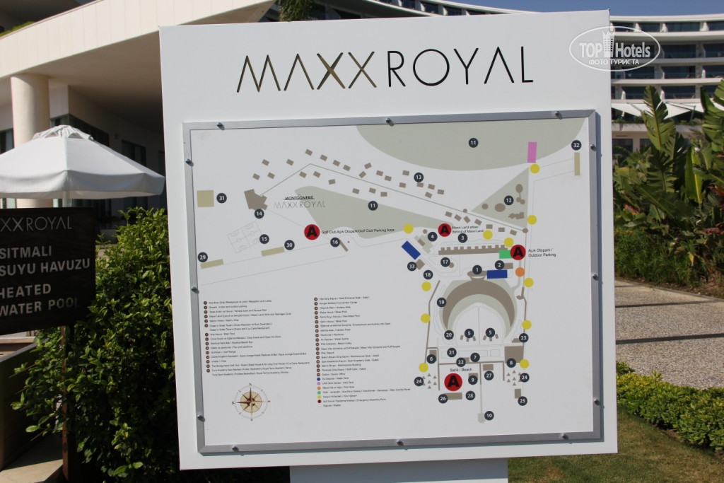 Maxx royal kemer карта отеля