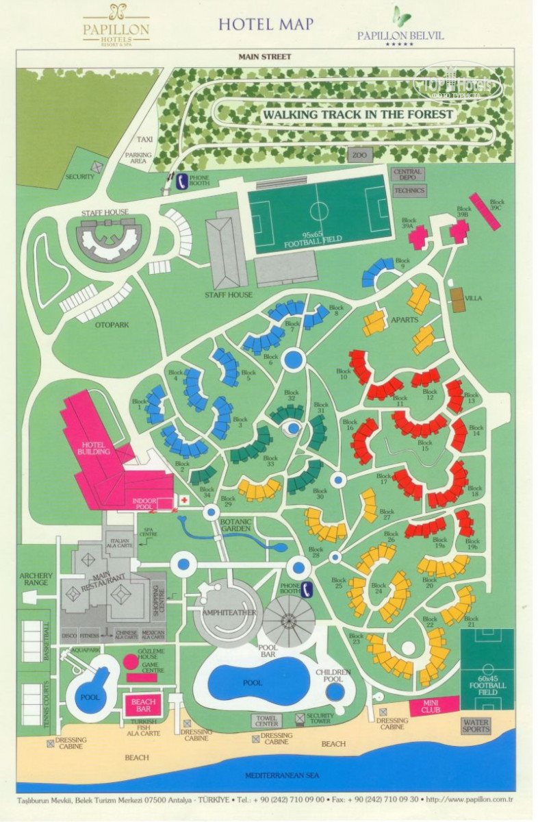 PAPILLON ZEUGMA RELAXURY SPECIAL ROOMS - BELEK, Papillon zeugma map, Papillon zeugma map