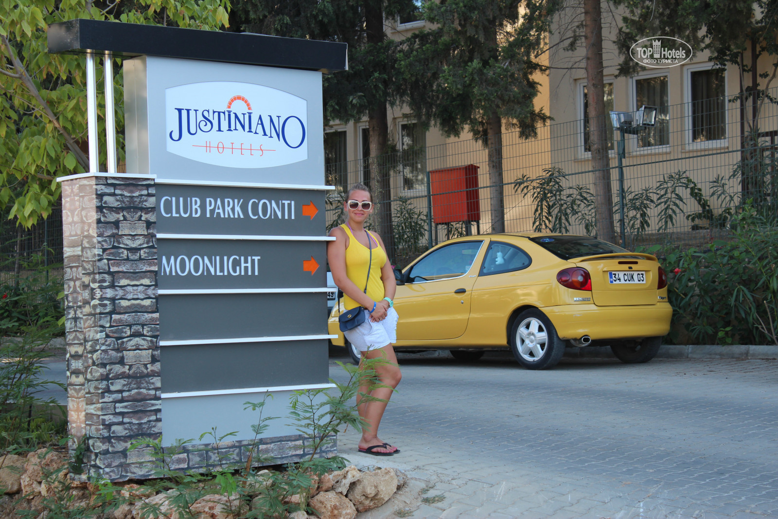 Justiniano club park conti карта