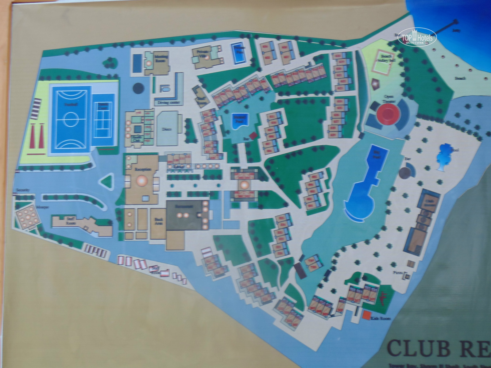 Club el Faraana Reef 4 карта